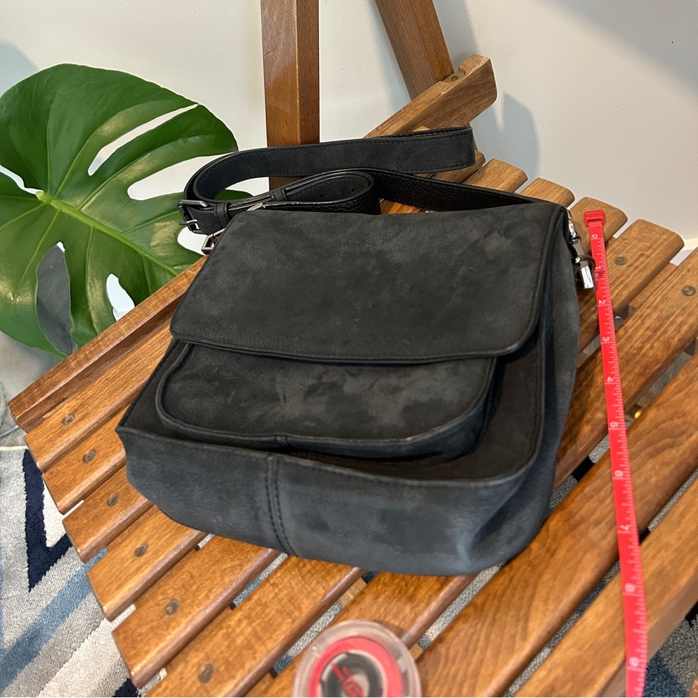 Rebecca Minkoff Leather Suede Exterior ~ adjustable crossbody strap - Picture 12 of 16